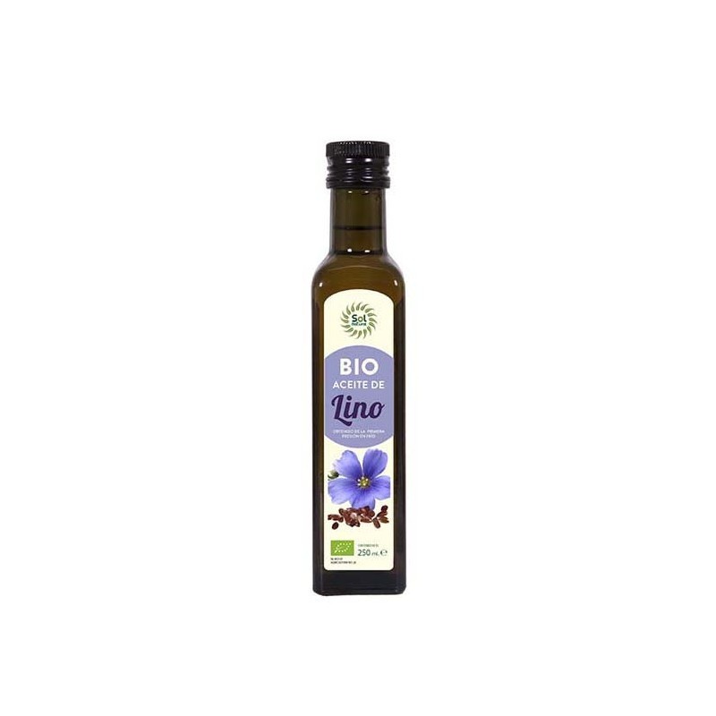 Aceite de lino bio 250ml Sol Natural