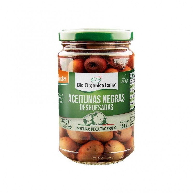 Aceitunas negras deshuesadas