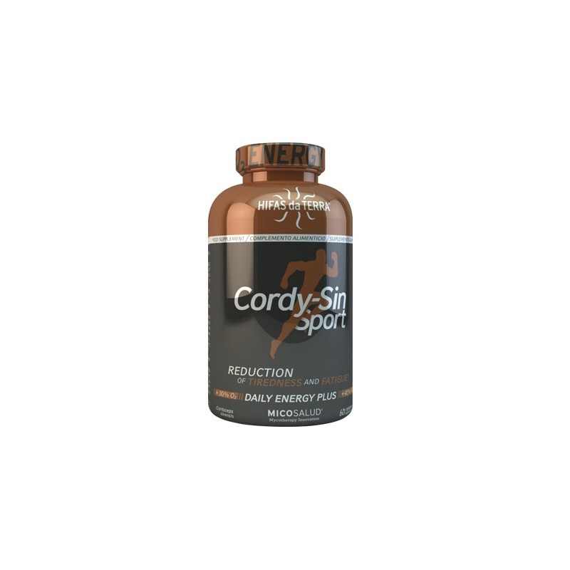 Cordy Sin Sport 60 capsulas Hifas da terra
