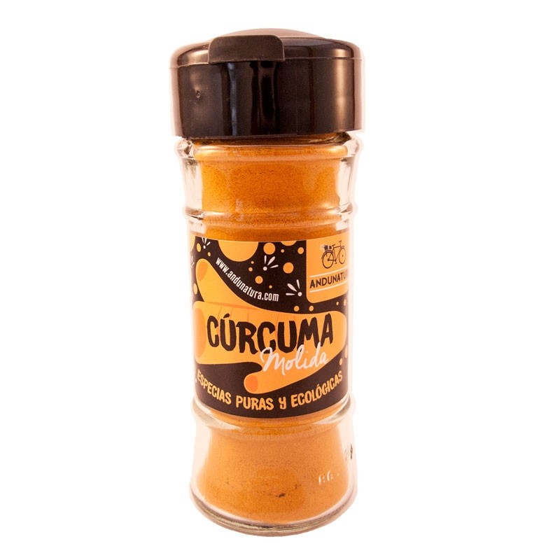 Curcuma molida Bio bote 30 g Andunatura