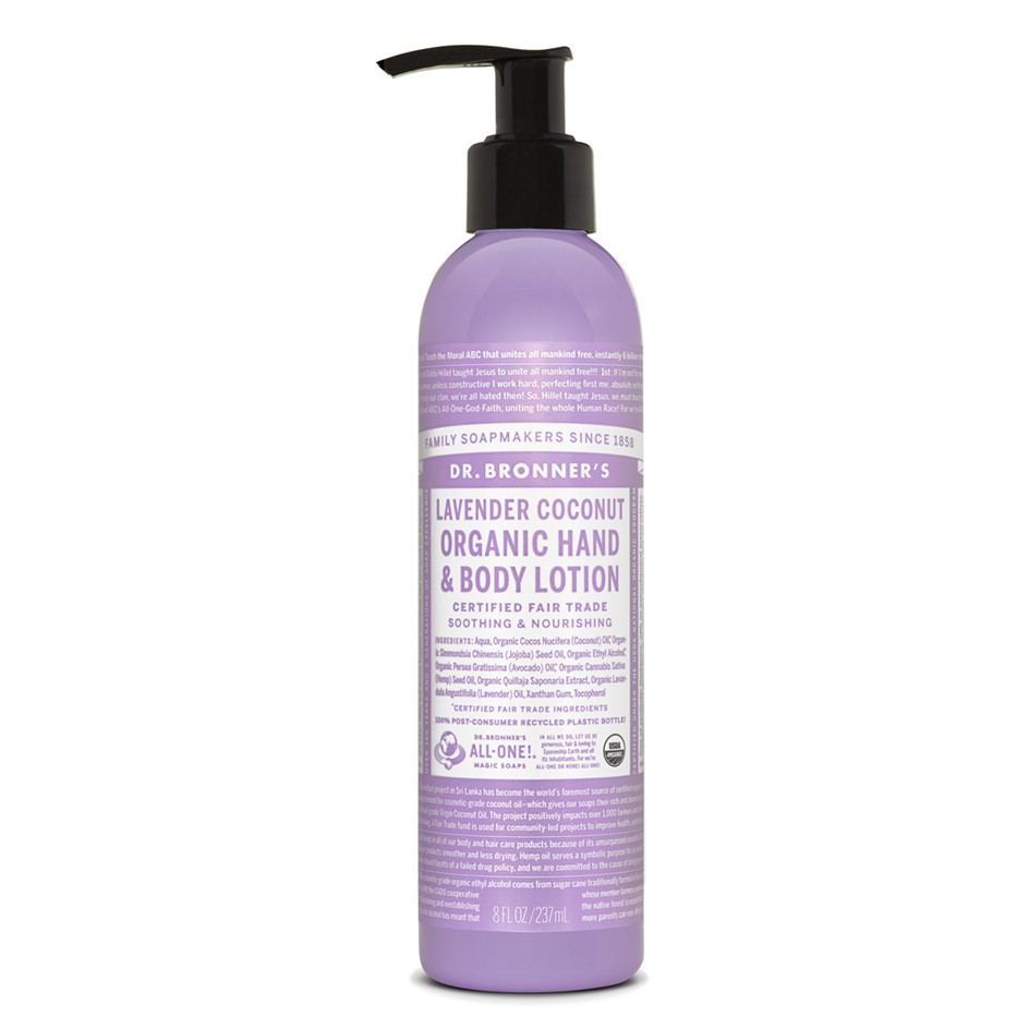 Locion de lavanda y coco bio 240ml Dr.Bronner's