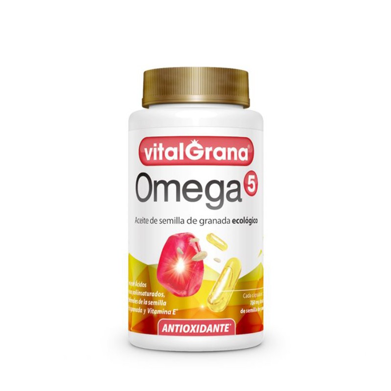 Omega 5 de aceite de granada bote 60 capsulas Vitalgrana