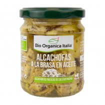 Alcachofas a la brasa en aceite Bio 190g