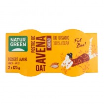 Postre de avena Chocolate Bio 2x125g Naturgreen