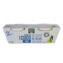 Postre de coco con piña Bio 2x125g Naturgreen