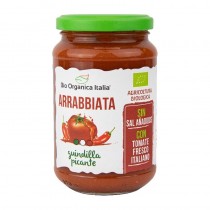 Salsa de tomate arrabiata picante Bio