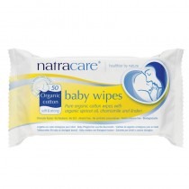 Toallitas para bebe 100% algodón 50 unidades Natracare
