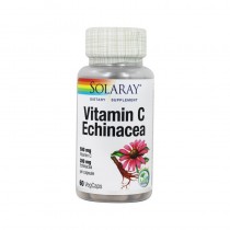 Vitamin C 500mg & Echinacea 300mg 60vcaps Solaray