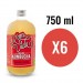 Kombucha Zanahoria y curcuma Bio 6x750ml Komvida